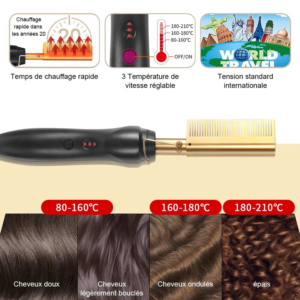 HotComb™ - Lisseur de cheveux pour femmes - Trésor de déesse